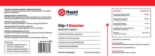 Rapid Health Labs GLP-1 Booster – Advanced Metabolic Support Formula RapidFulfillment.com