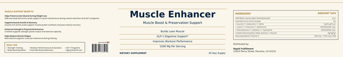 Muscle Support Supplement – Strength, Recovery & Performance
