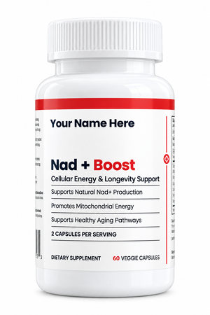 NAD+ Private White Label Supplements RapidFulfillment.com