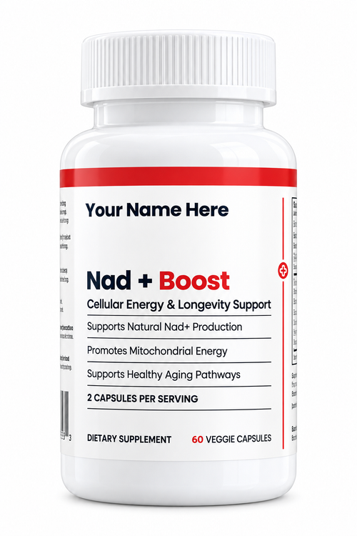 NAD+ Private White Label Supplements RapidFulfillment.com