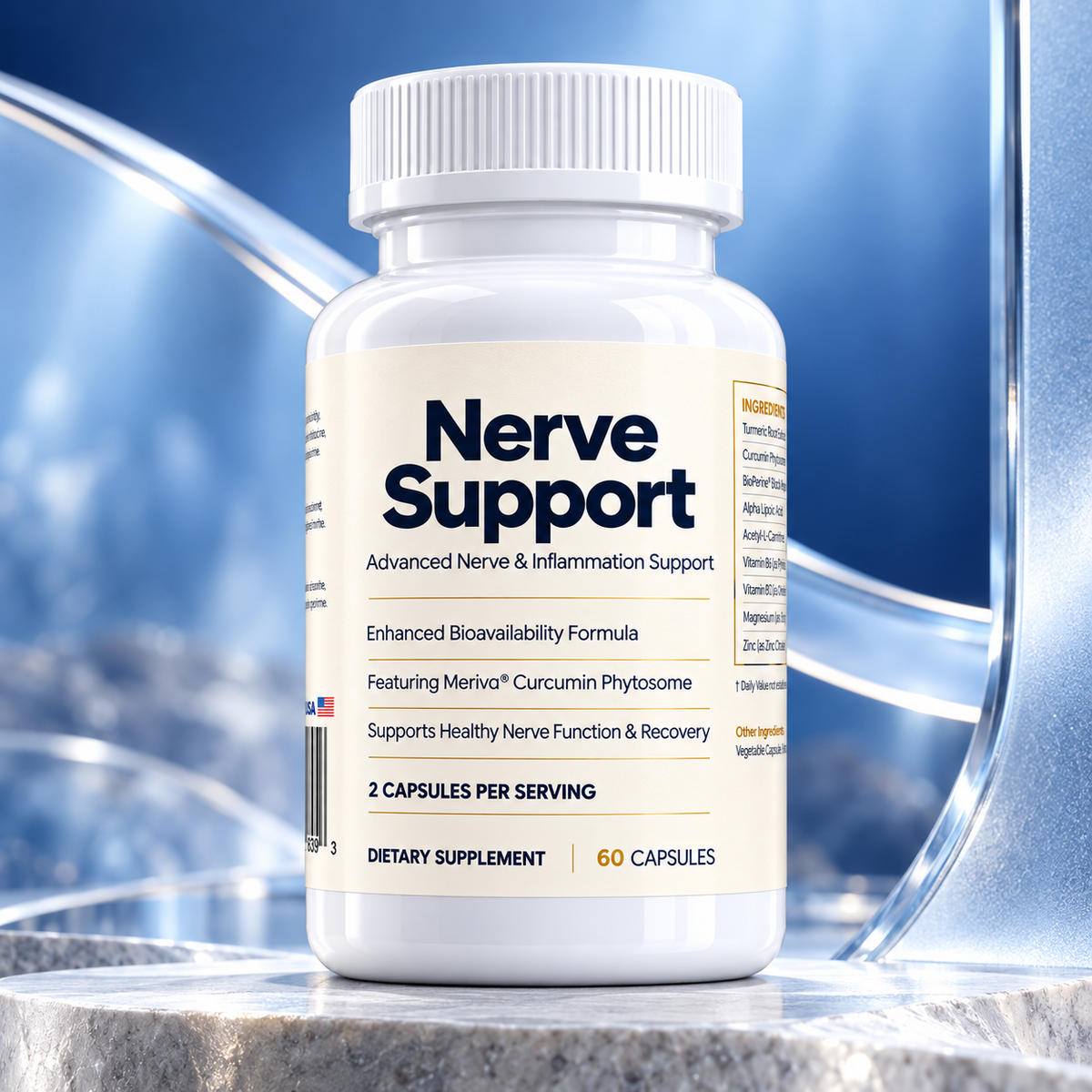 Nerve Support Supplement – Nerve Function, Recovery & Mobility