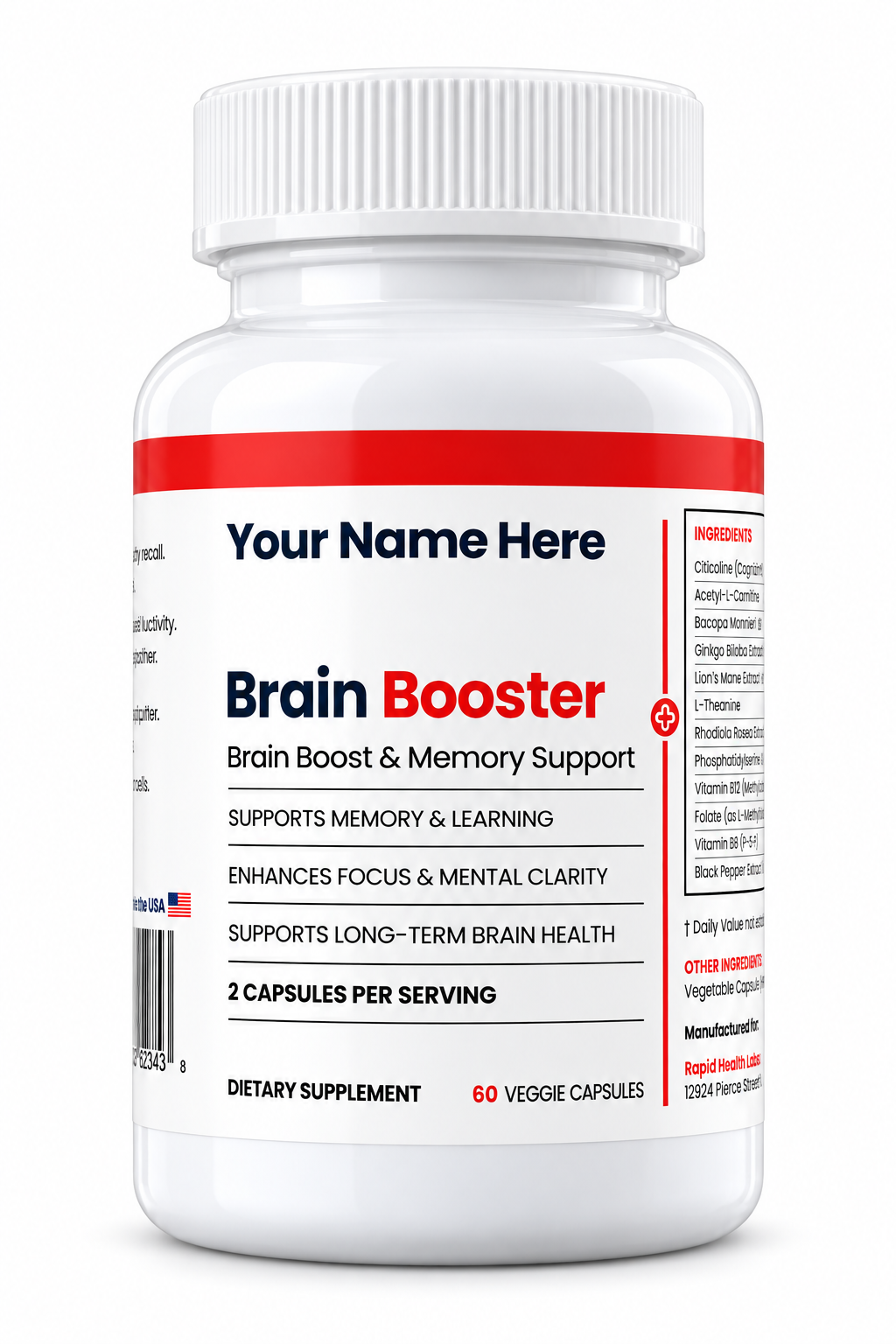 Brain Boost Private Label Supplements
