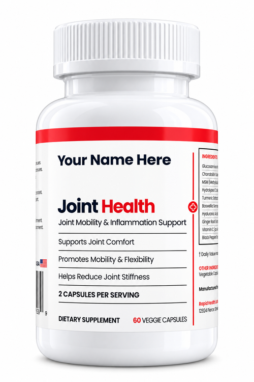 Joint Health Private Label Supplements RapidFulfillment.com