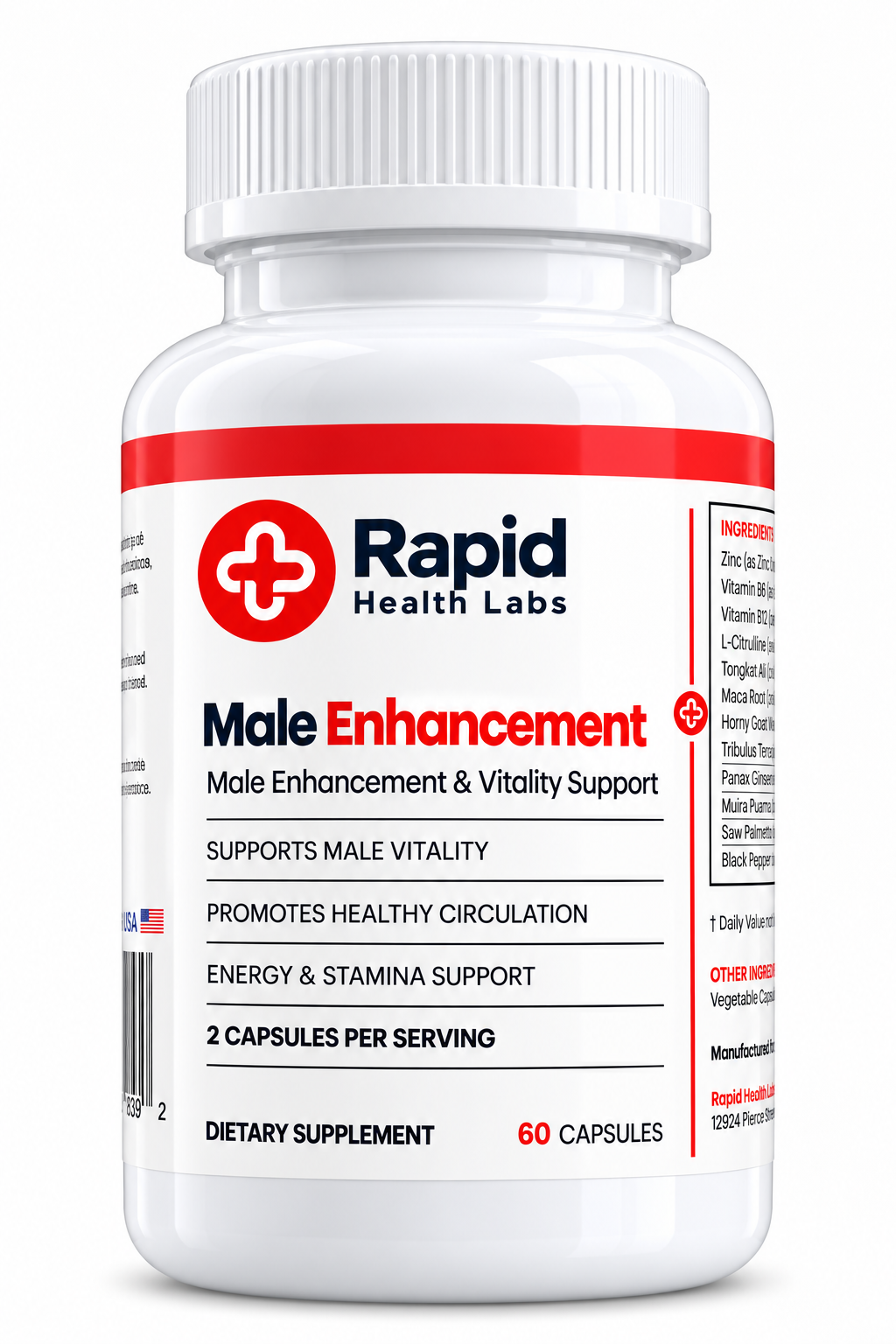 Male Vitality Supplement – Energy, Stamina & Performance Support