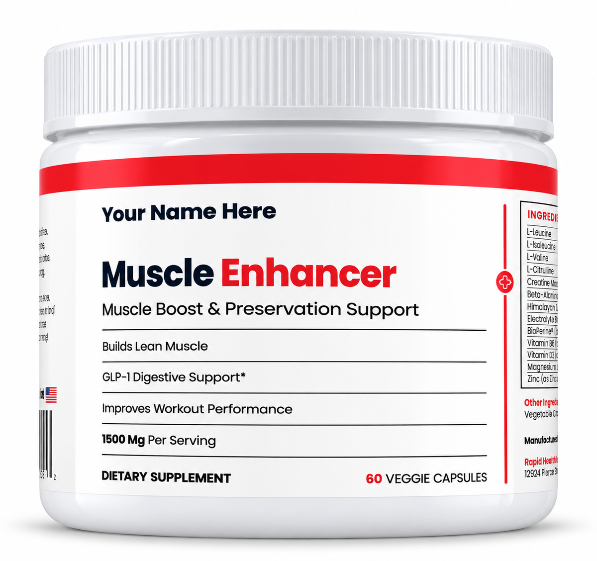 Muscle Boost Private Label Supplements