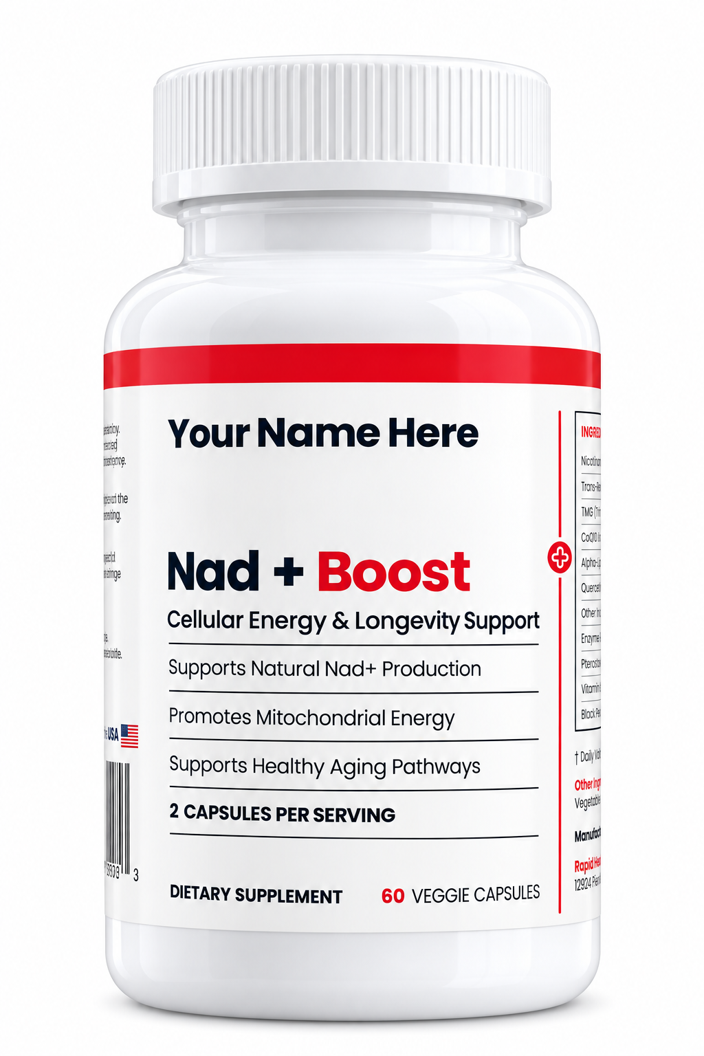 NAD+ Private White Label Supplements