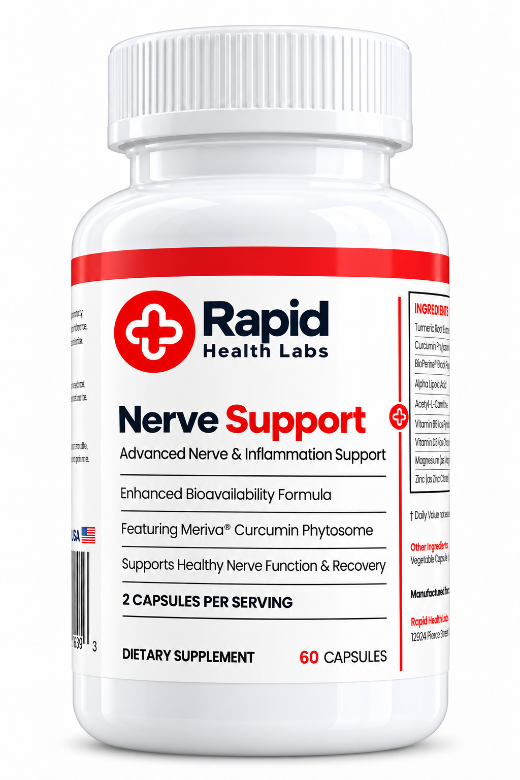 Nerve Support Supplement – Nerve Function, Recovery & Mobility
