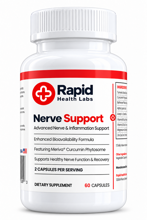 Rapid Health Labs Nerve Support – Advanced Nerve & Neurological Wellness Formula RapidFulfillment.com