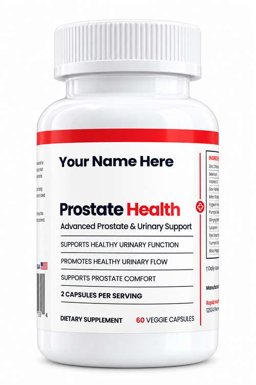 Prostate Health Private Label Supplements RapidFulfillment.com