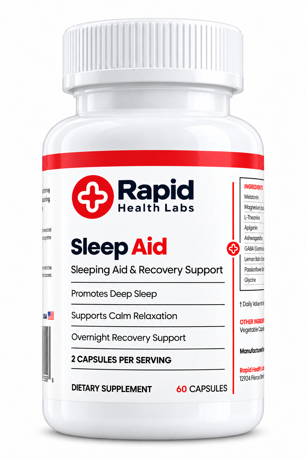 Sleep Aid Supplement – Melatonin, L-Theanine & Magnesium