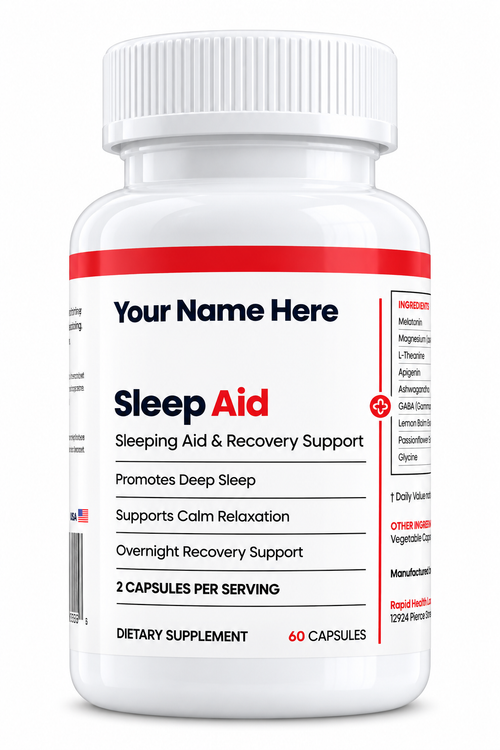 Sleep Support Private Label Supplements RapidFulfillment.com
